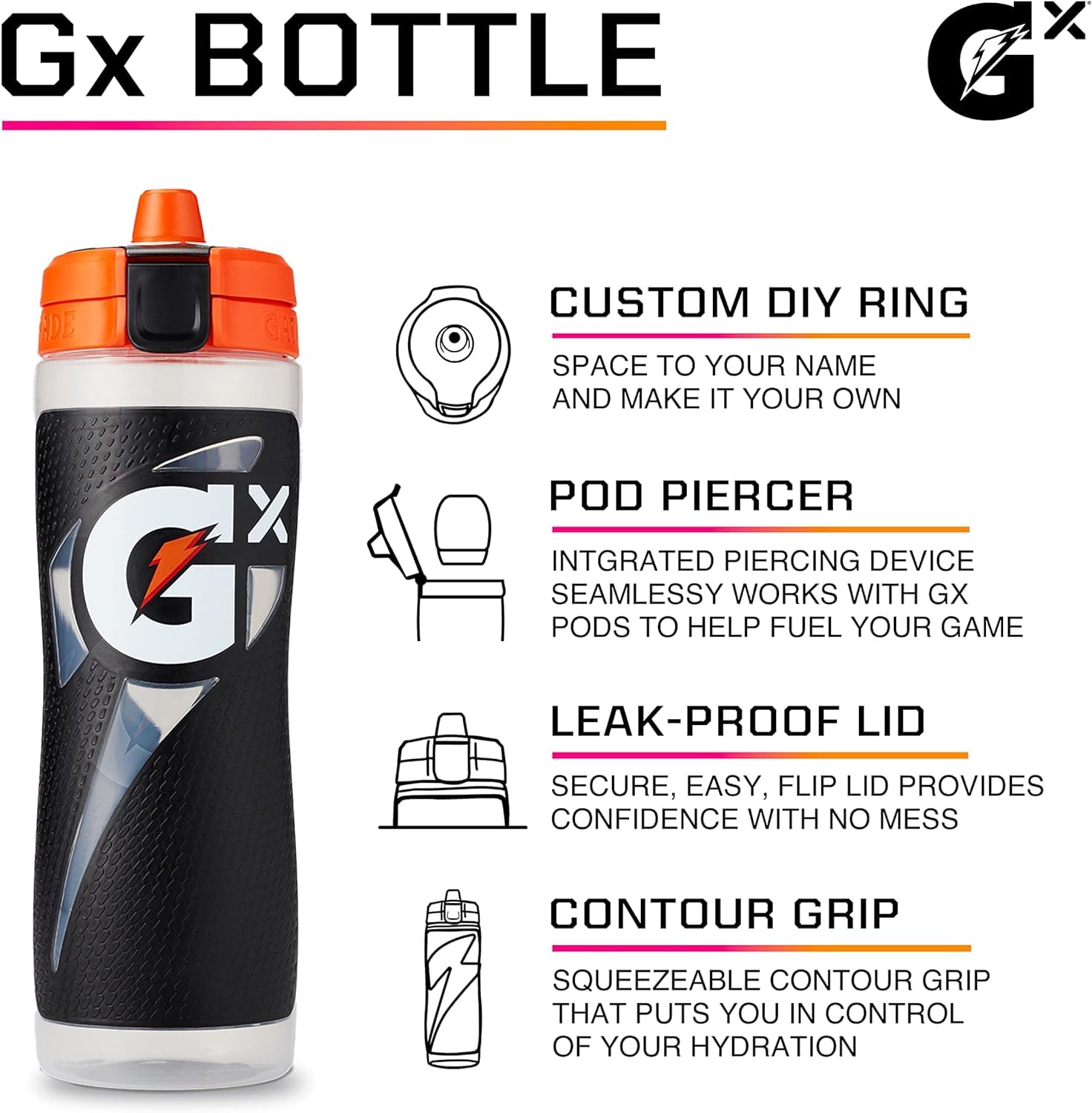 Amazon.co.jp: Gatorade 30oz GX Bottle : ホーム＆キッチン